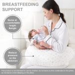 PinkFroggie 46" Long Pregnancy Pillow for Side Sleeping,Full Body Maternity Pillow with Removable Cover,Baby Comfort with Back Support,Versatile Surgery Recovery Support Cushion - Image 3